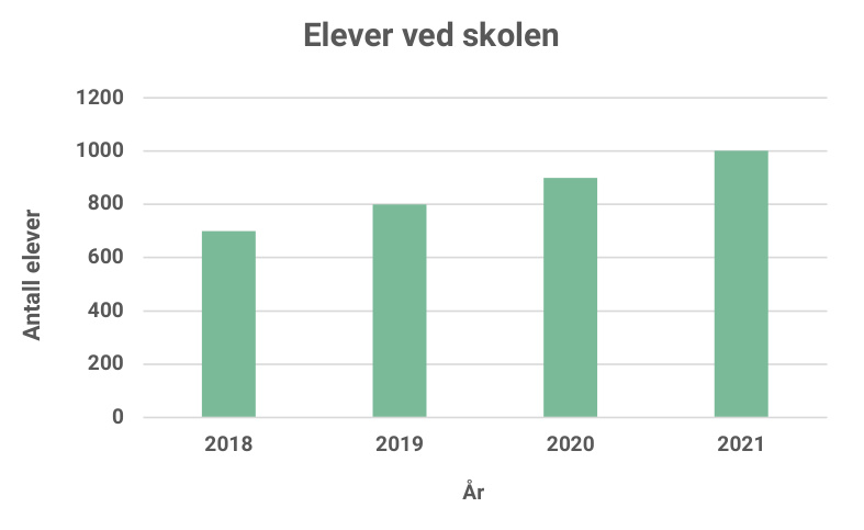 Elever ved skolen 2018–2021