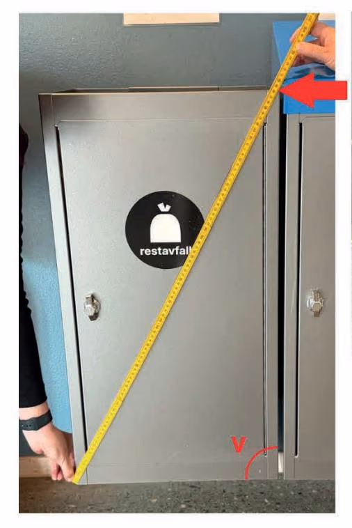 Måling av diagonal