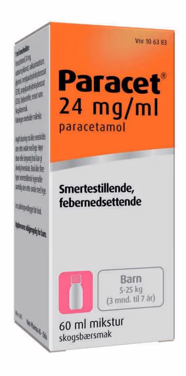 Paracet mikstur 24 mg/mL.