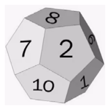 12-sidet terning