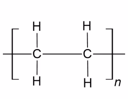 Repeterende enhet i polyeten (PE)