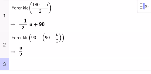 CAS-verifisering av vinkelalgebra
