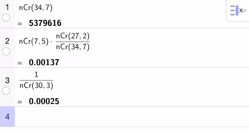 Utregning i GeoGebra CAS
