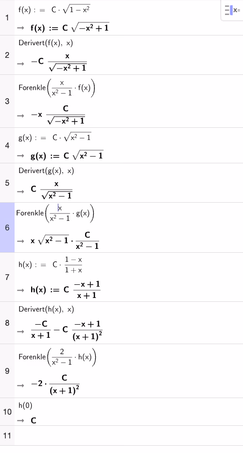 CAS-verifisering av a), b) og c)