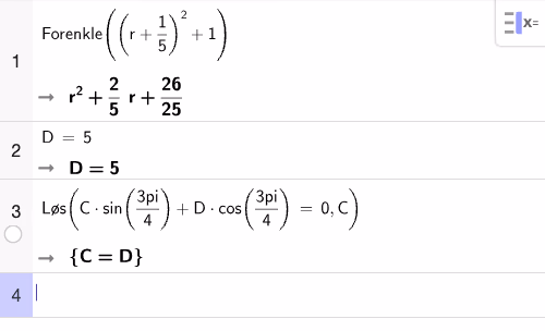 GeoGebra CAS